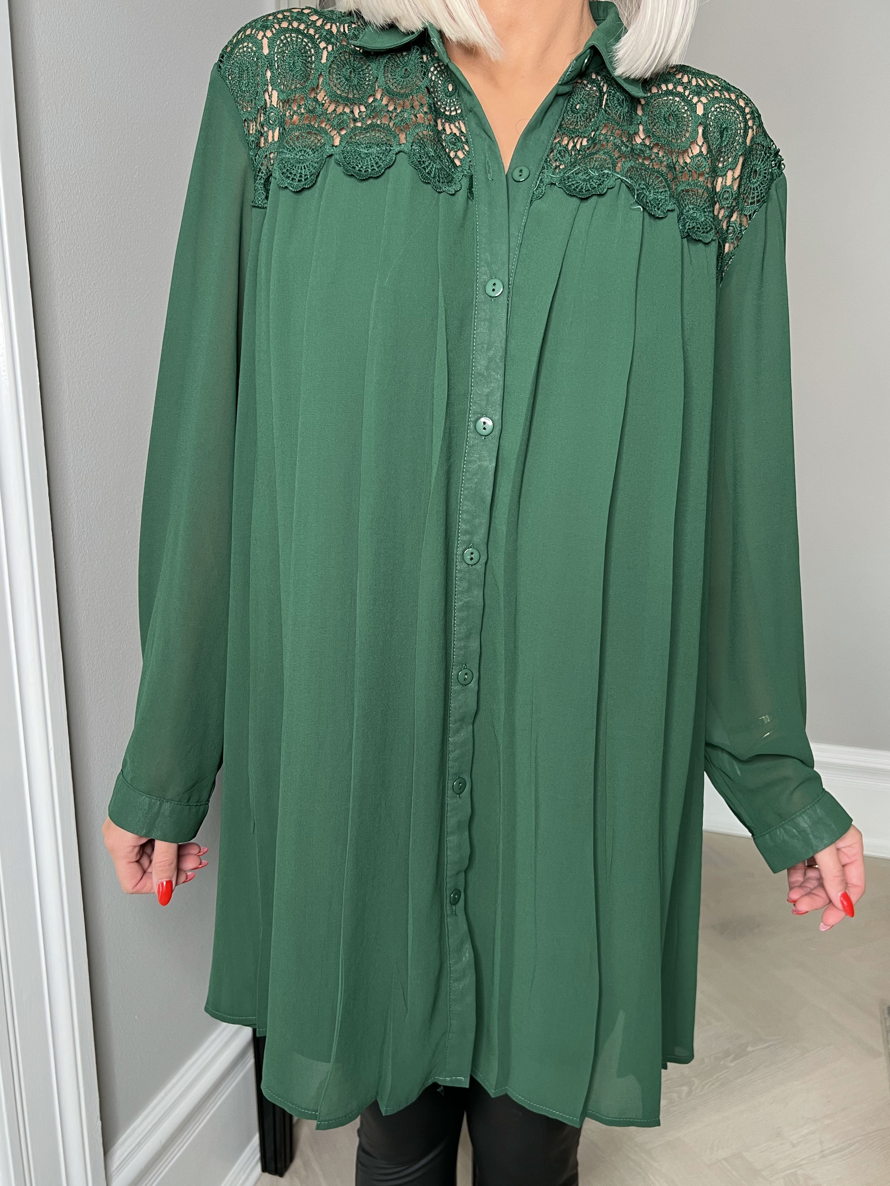 Veronika - Fineste tunika med plisseringer